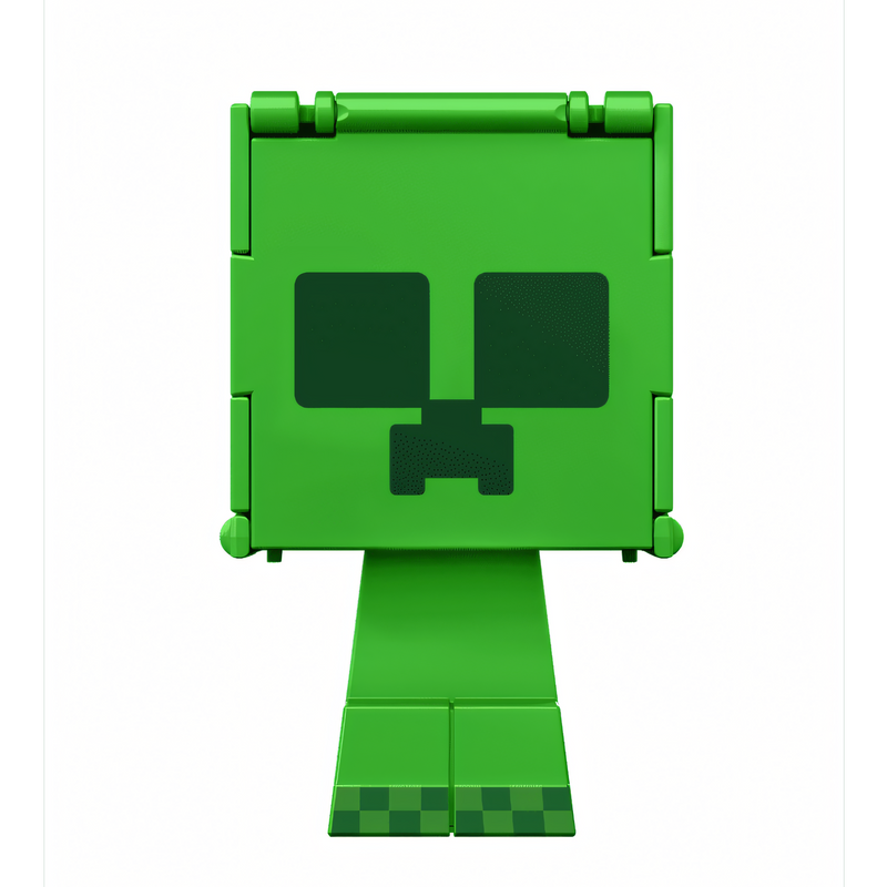Minecraft Vanilla - Boneco Flippin' Creeper + Creeper Carregado 3.75" Brinquedo Colecionável
