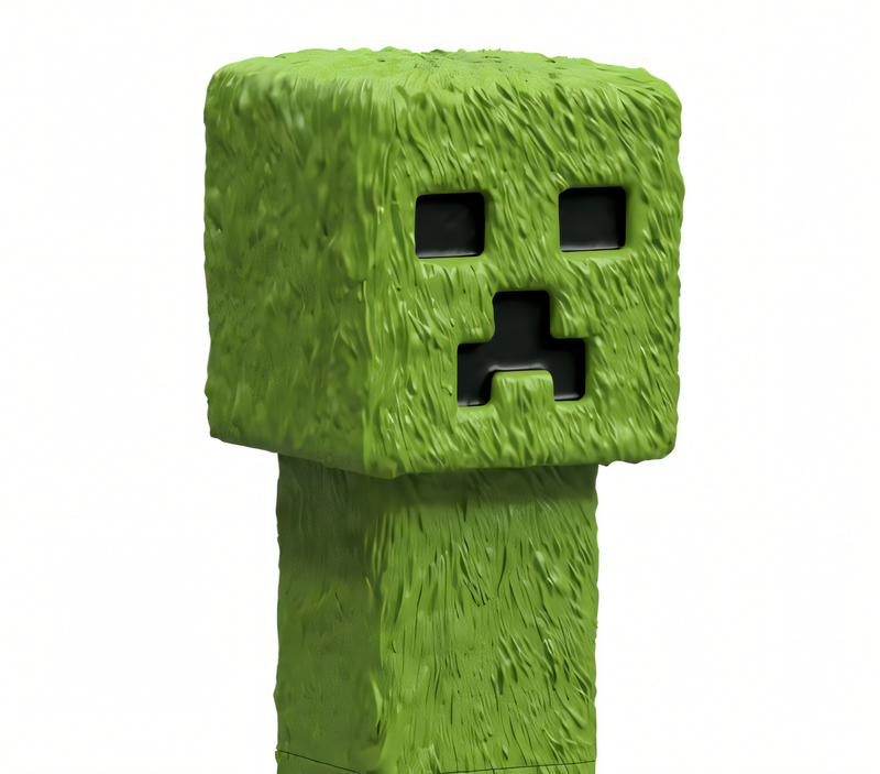 Minecraft O Filme - Boneco Creeper 4 Polegadas Figura de Ação Colecionável