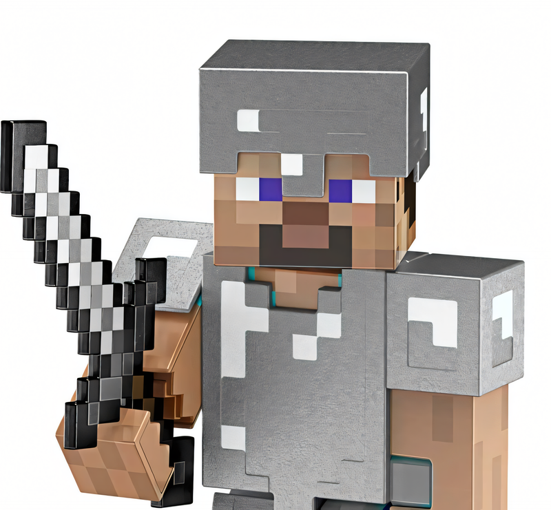 Minecraft Diamond - Boneco Steve Colecionável 5,5 Polegadas
