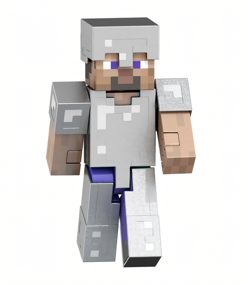 Minecraft Diamond - Boneco Steve Colecionável 5,5 Polegadas