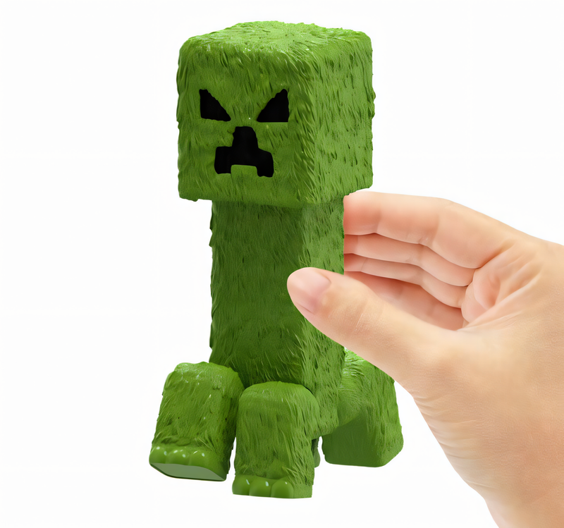 Minecraft O Filme - Boneco Creeper 12 Polegadas Figura de Ação Gigante Colecionável