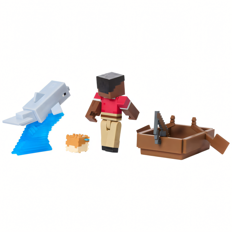 Minecraft Vanilla - Boneco Zuri Figura de Ação 8 cm Colecionável