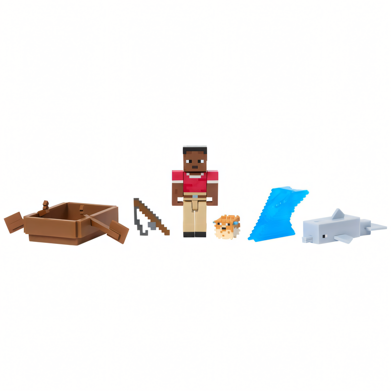 Minecraft Vanilla - Boneco Zuri Figura de Ação 8 cm Colecionável