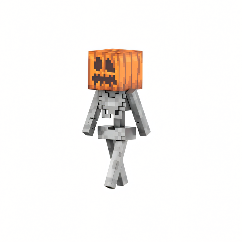 Minecraft Diamond - Boneco Esqueleto Colecionável 5,5 Polegadas