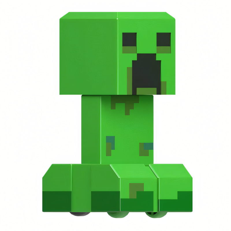 Minecraft Legends - Bonecos Fidget Creeper vs Piglin Bárbaro 3,25 Polegadas